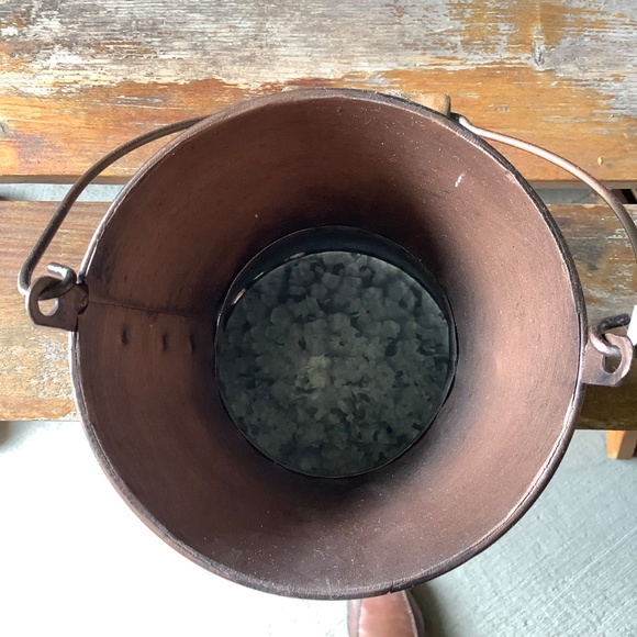 Decorative Faux Copper vase Like New - Picture 2 of 2